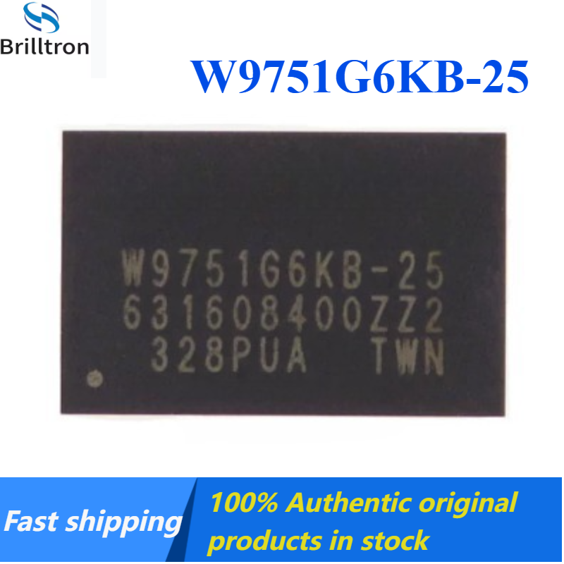 Ddr2 Ram - 5-20PCS 100% Originele W9751G6KB-25 DDR2 Chip,