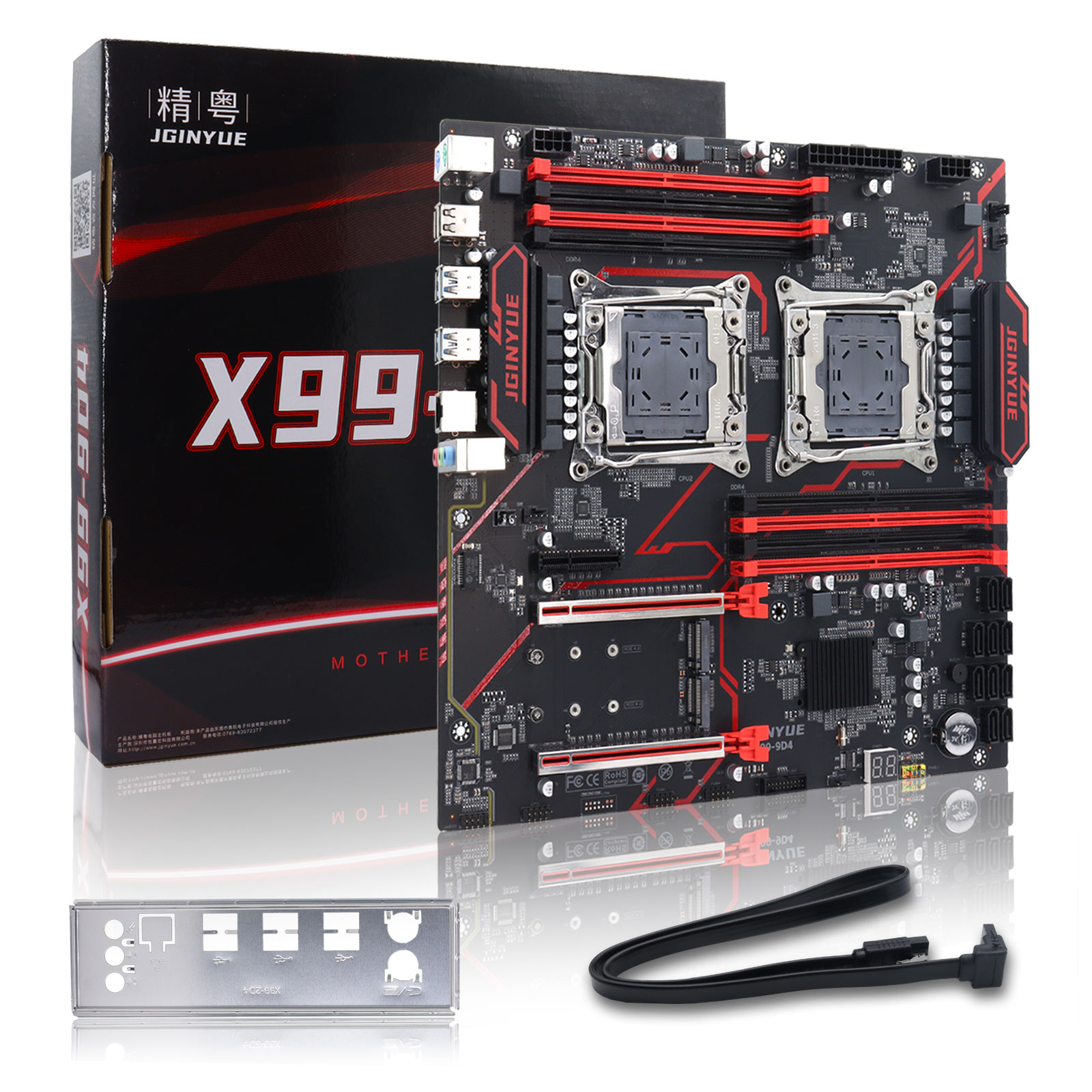 Ecc Ram Server - JGINYUE X99‑9D4 Dual LGA2011‑3 Server Moederbord