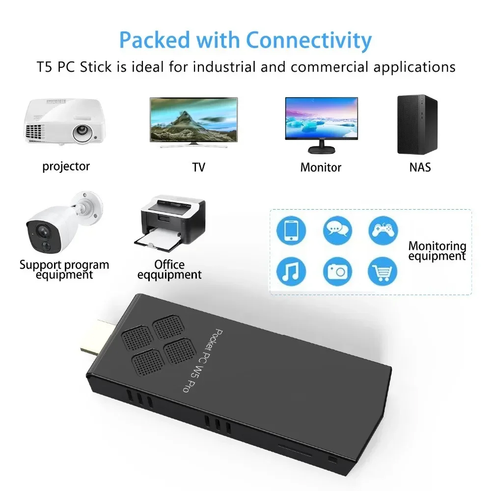 T5/W5 PRO Mini PC Windows 10 H - Ram Memory Module recensie en prijs