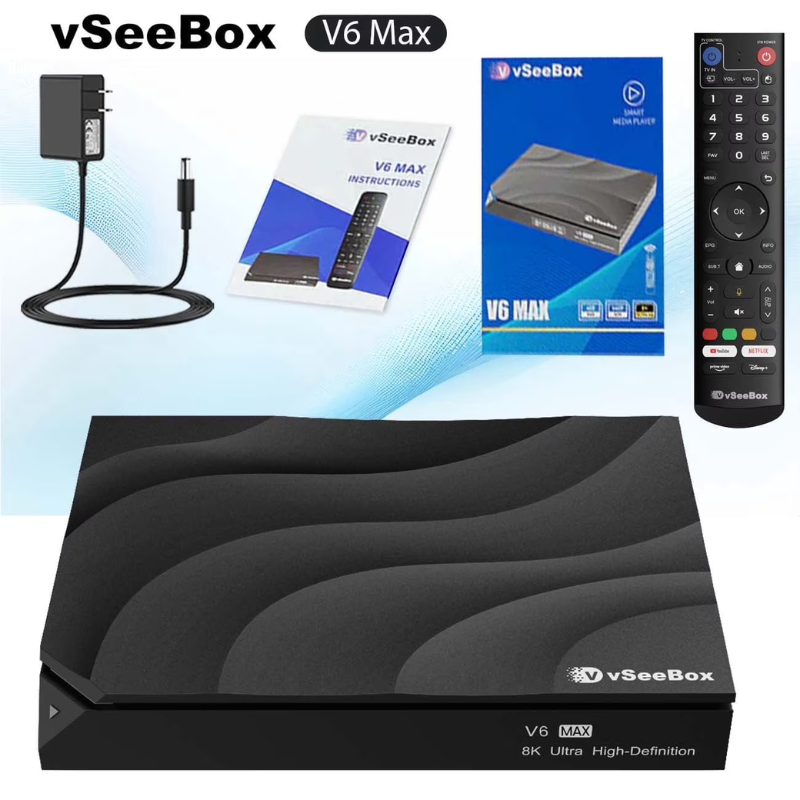 vSeeBox V6 Max |   64GB 8K HD  - Ddr3 8Gb recensie en prijs