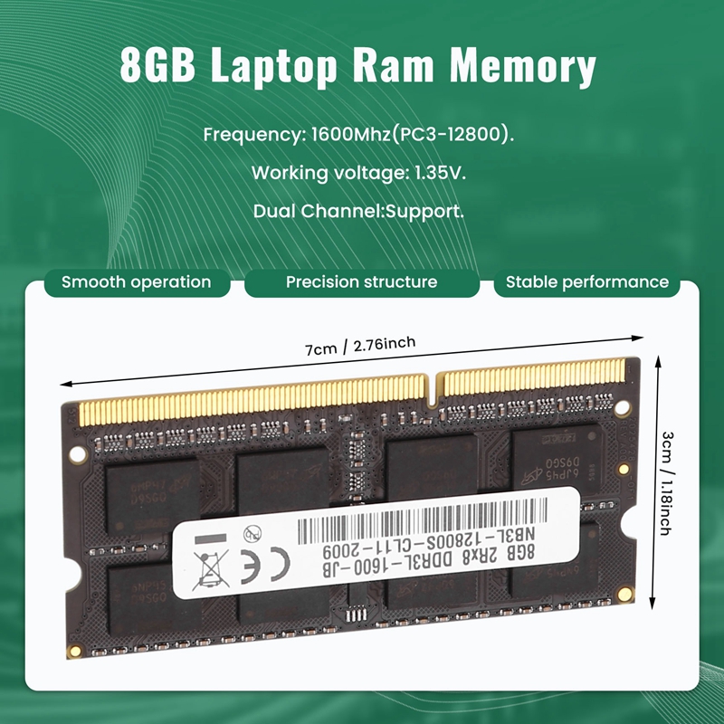 DDR3 8GB Laptop Ram-geheugen 1 - Ddr3 8Gb recensie en prijs